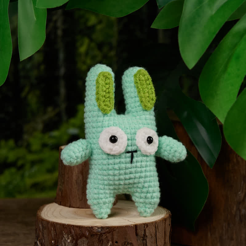 Handmade Funny Clown Rabbit  Crochet - Handmade Crochet Keychain | Crochet Toys | Home Decor - image 5