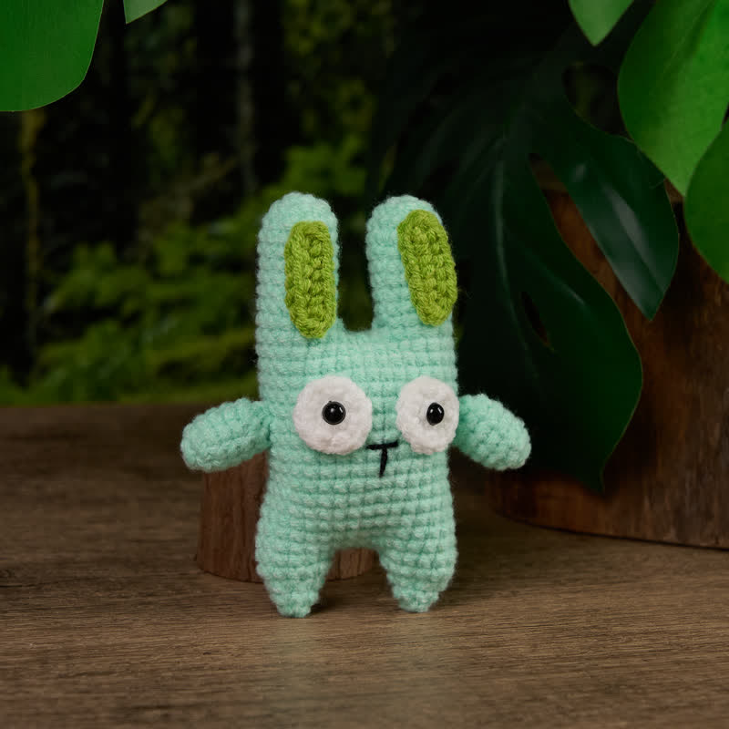 Handmade Funny Clown Rabbit  Crochet - Handmade Crochet Keychain | Crochet Toys | Home Decor - image 8