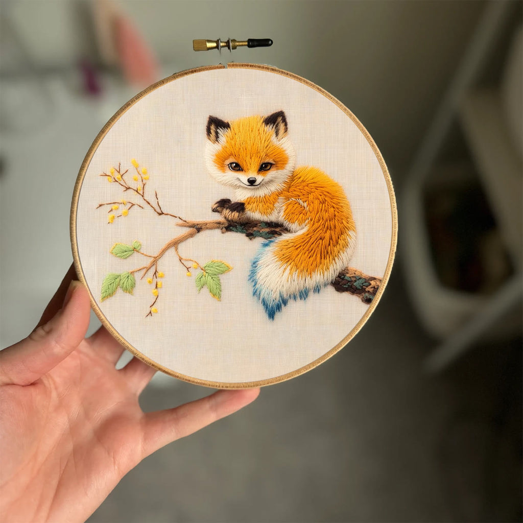 Rubbyoo Embroidery Kit - Tame Fox | Diy Handmake Craft  - image 7