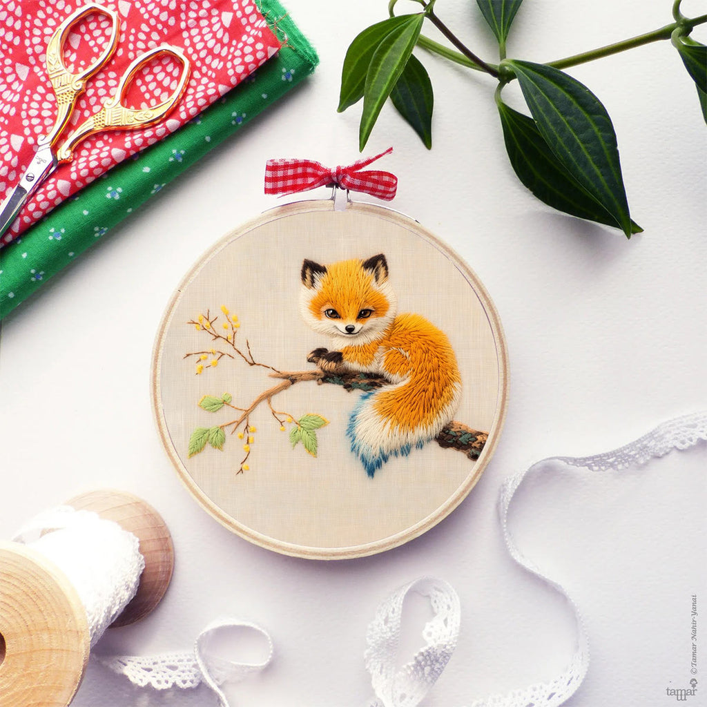 Rubbyoo Embroidery Kit - Tame Fox | Diy Handmake Craft  - image 3
