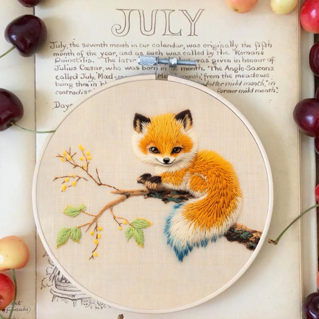 Rubbyoo Embroidery Kit - Tame Fox | Diy Handmake Craft  - image 6
