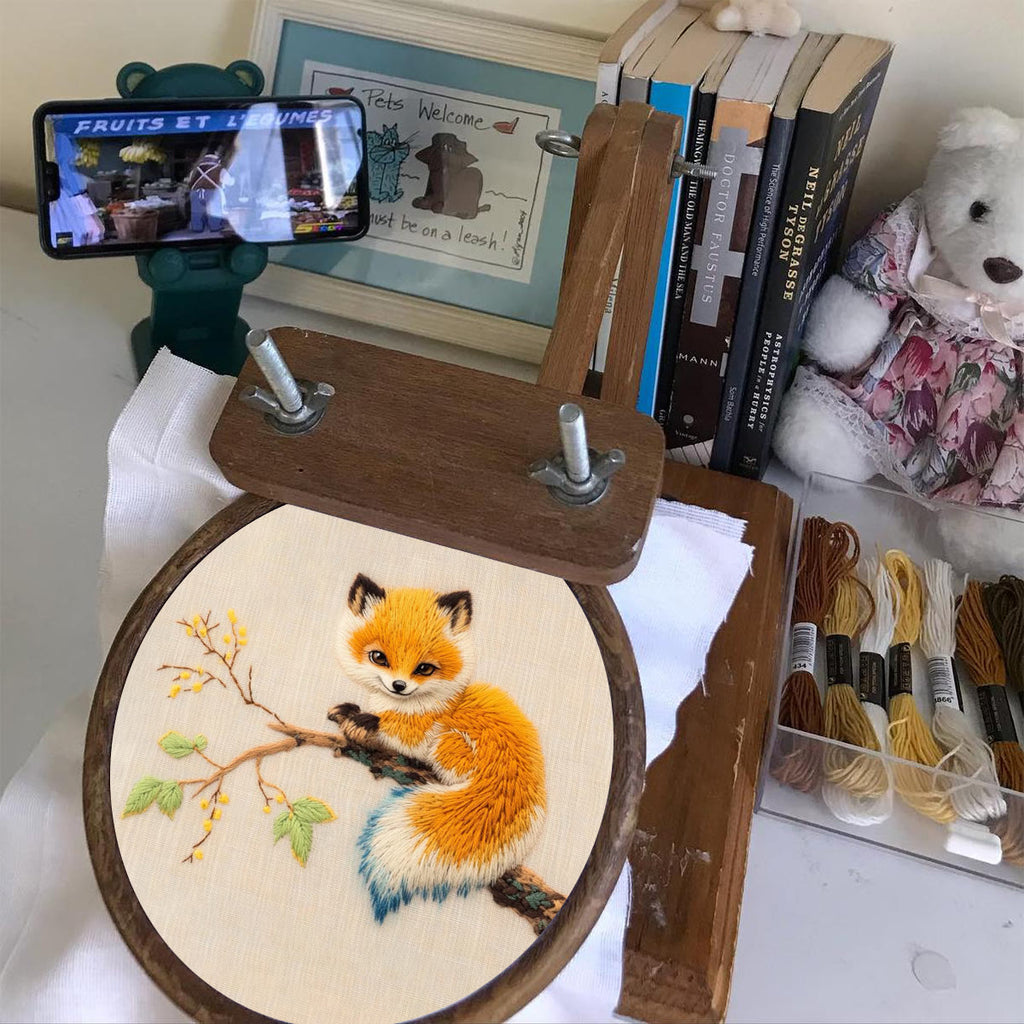 Rubbyoo Embroidery Kit - Tame Fox | Diy Handmake Craft  - image 8