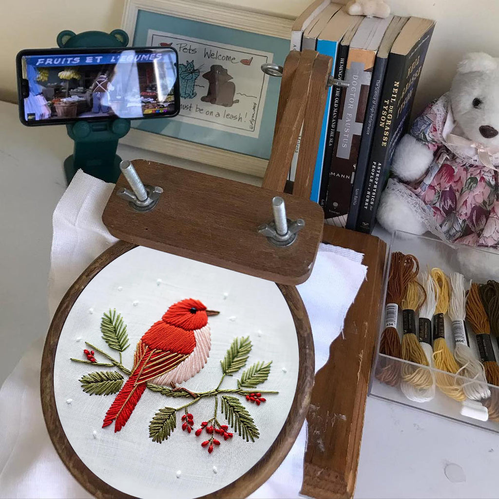 Rubbyoo Embroidery Kit - Robin Bird | Diy Needle Stitch Kit  - image 8