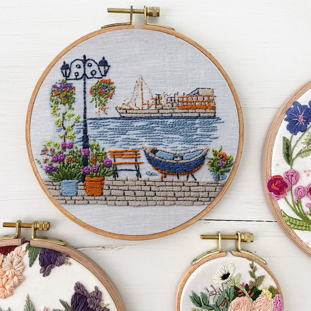 Rubbyoo Embroidery Kit - Colorful Seascape |  Needle Craft Kit Gifts - image 8