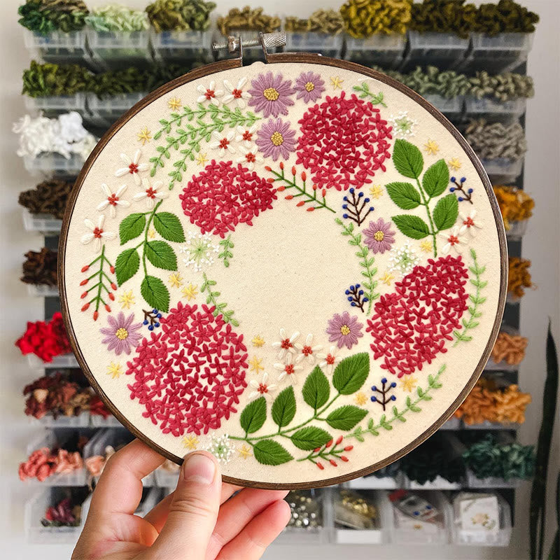 Rubbyoo Embroidery Kit - Various Botanicals  | Beginners Handmake Needle Craft  - image 2