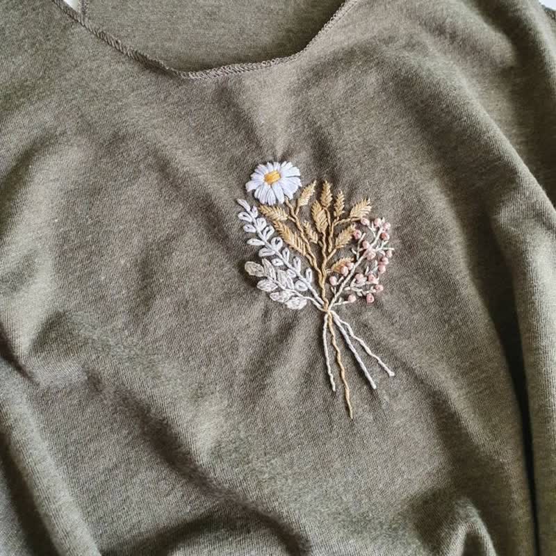 Blooming Flowers Stick And Stitch Embroidery Patterns | Embroidery For Clothes - image 1