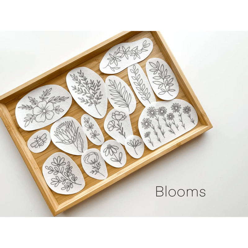 Flowers Stick And Stitch Embroidery Patterns | Embroidery For Clothes - Blooms - image 1
