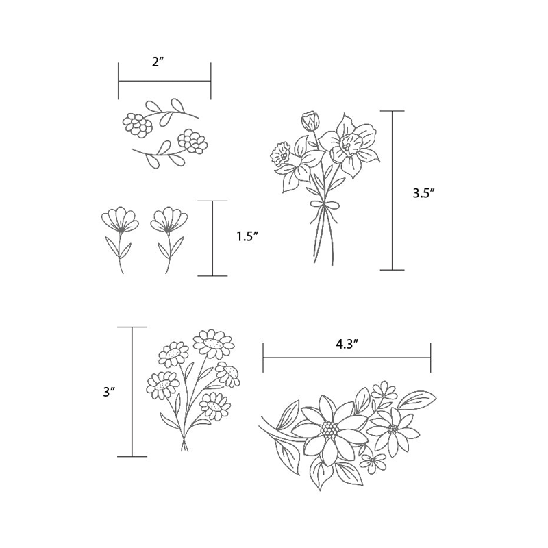 Flowers Stick And Stitch Embroidery Patterns | Embroidery For Clothes - image 4