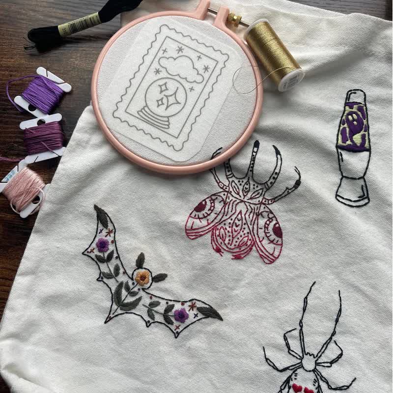 Monsters & Magic Stick And Stitch Embroidery Patterns | Embroidery For Clothes - image 1