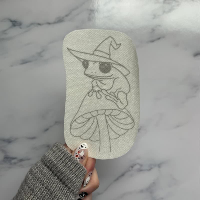 Toadally Enchanted Stick And Stitch Embroidery | Embroidery For Clothes - image 2