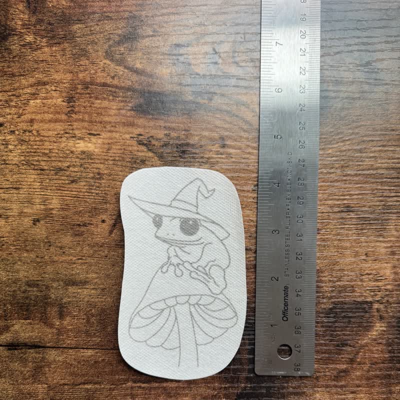 Toadally Enchanted Stick And Stitch Embroidery | Embroidery For Clothes - image 3