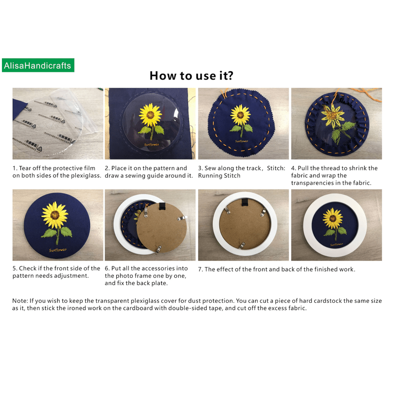 Black/White Embroidery Frame,Cross Stitch Embroidery Display Frame, Punch Needle Frame, Display for Finished Embroidery Hoop Art - image 3