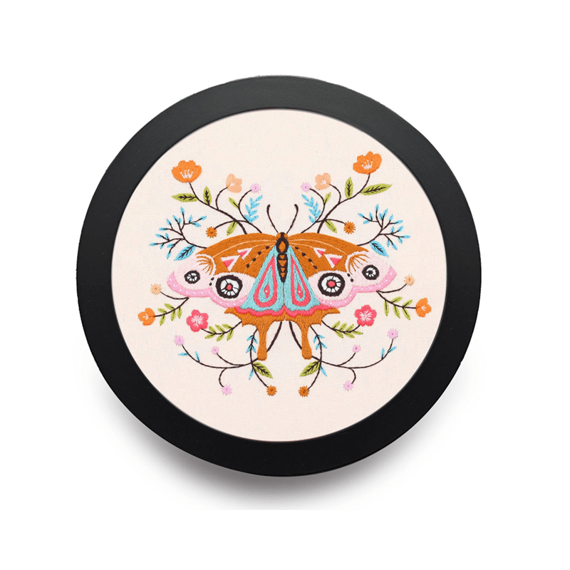 Black/White Embroidery Frame,Cross Stitch Embroidery Display Frame, Punch Needle Frame, Display for Finished Embroidery Hoop Art - image 9