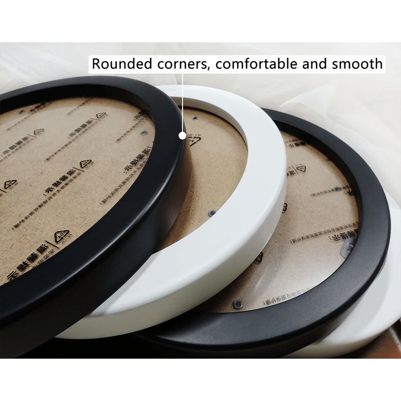 Black/White Embroidery Frame,Cross Stitch Embroidery Display Frame, Punch Needle Frame, Display for Finished Embroidery Hoop Art - 12in/30.5cm - WHITE - image 1