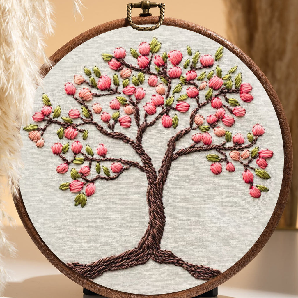 Rubbyoo Embroidery Kit - Spring Blossom | Beginner Needle Craft  - image 1