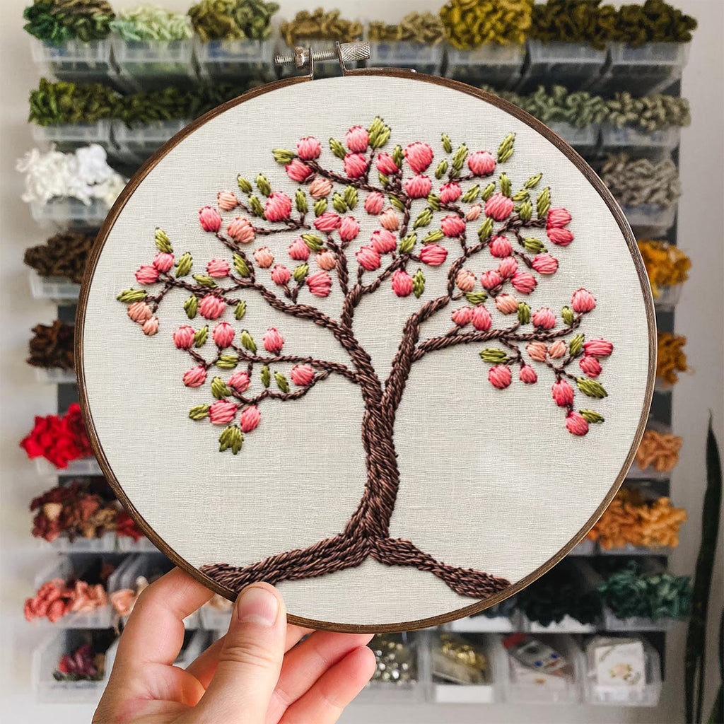Rubbyoo Embroidery Kit - Spring Blossom | Beginner Needle Craft  - image 2
