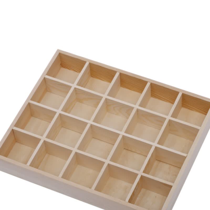 Wooden Embroidery Pin Cushion Pin Keeper - 4 grids - image 11