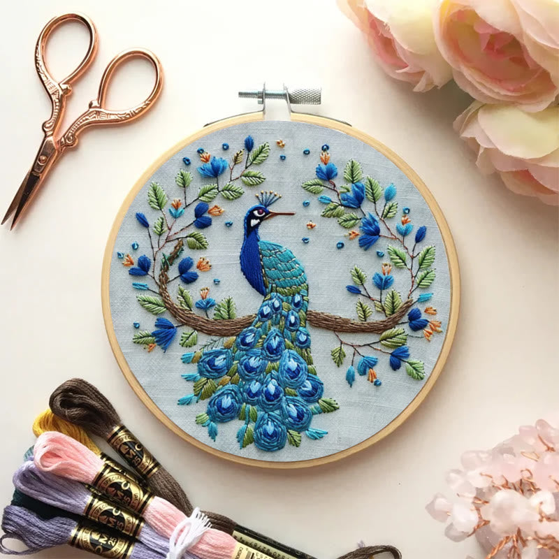 Rubbyoo Embroidery Kit - Stunning Peacock | Diy Handmake Needle Crafts  - image 6