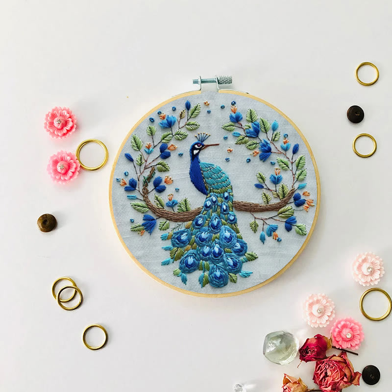 Rubbyoo Embroidery Kit - Stunning Peacock | Diy Handmake Needle Crafts  - image 8