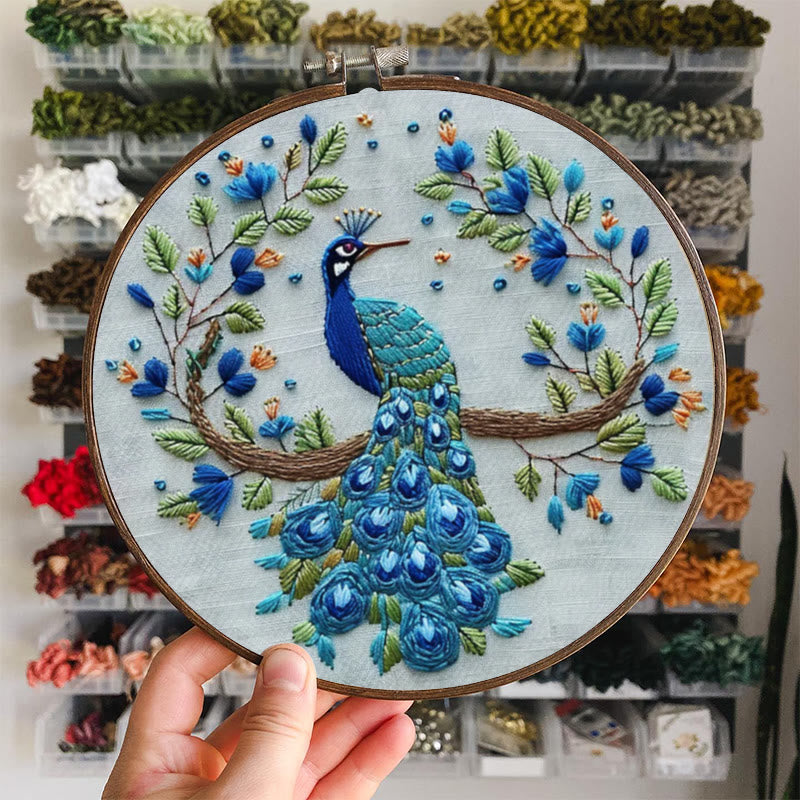 Rubbyoo Embroidery Kit - Stunning Peacock | Diy Handmake Needle Crafts  - image 7
