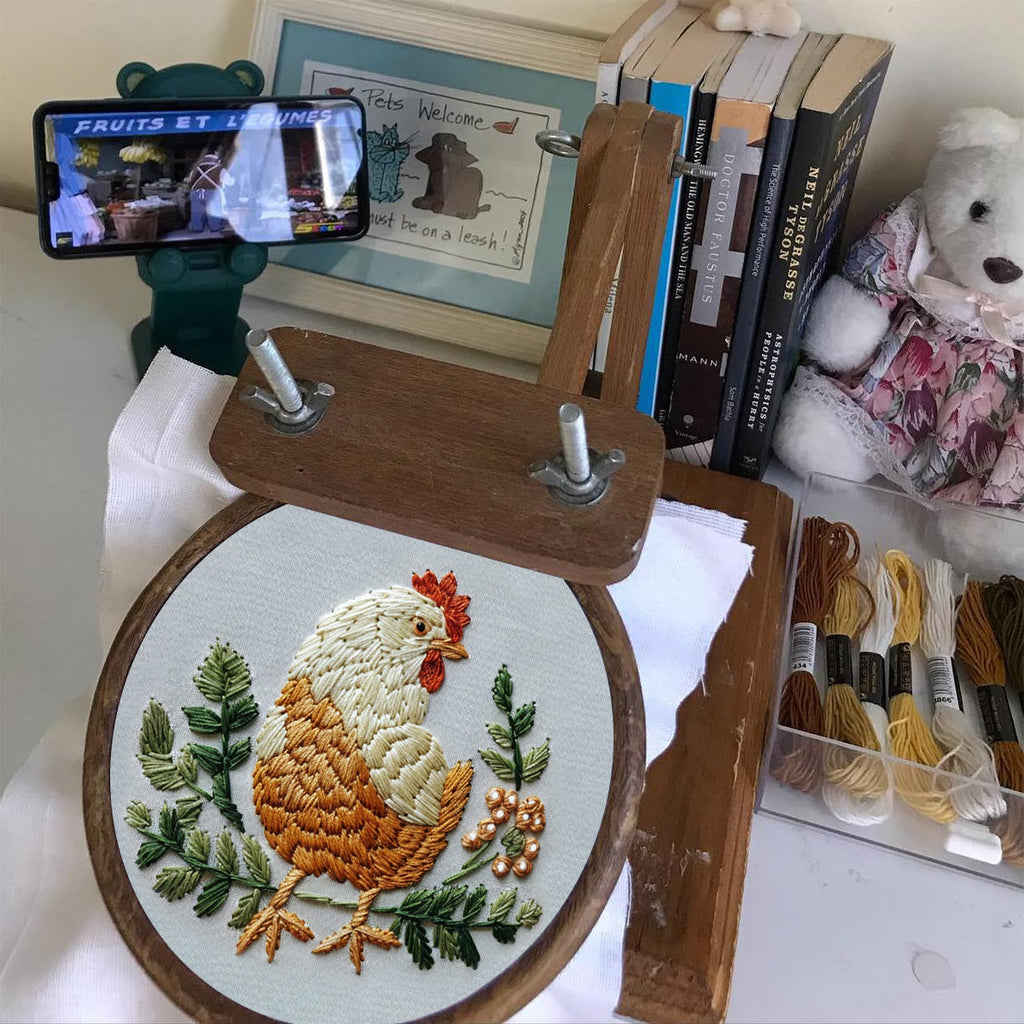 Rubbyoo Embroidery Kit - Cute Rooster  | Animal Lovers Needle Craft - image 6