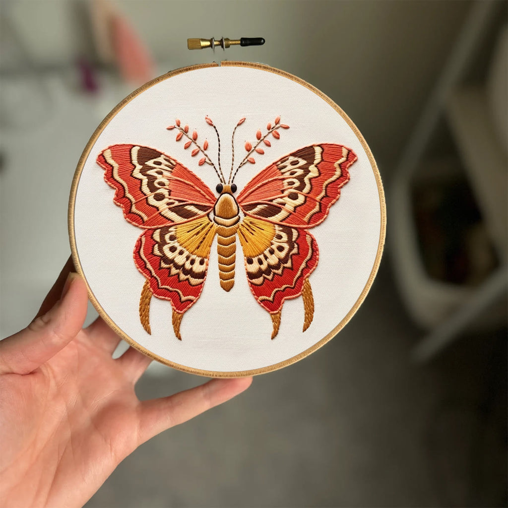 Rubbyoo Embroidery Kit - Attractive Butterfly | Insect Needle Craft Kits - image 7