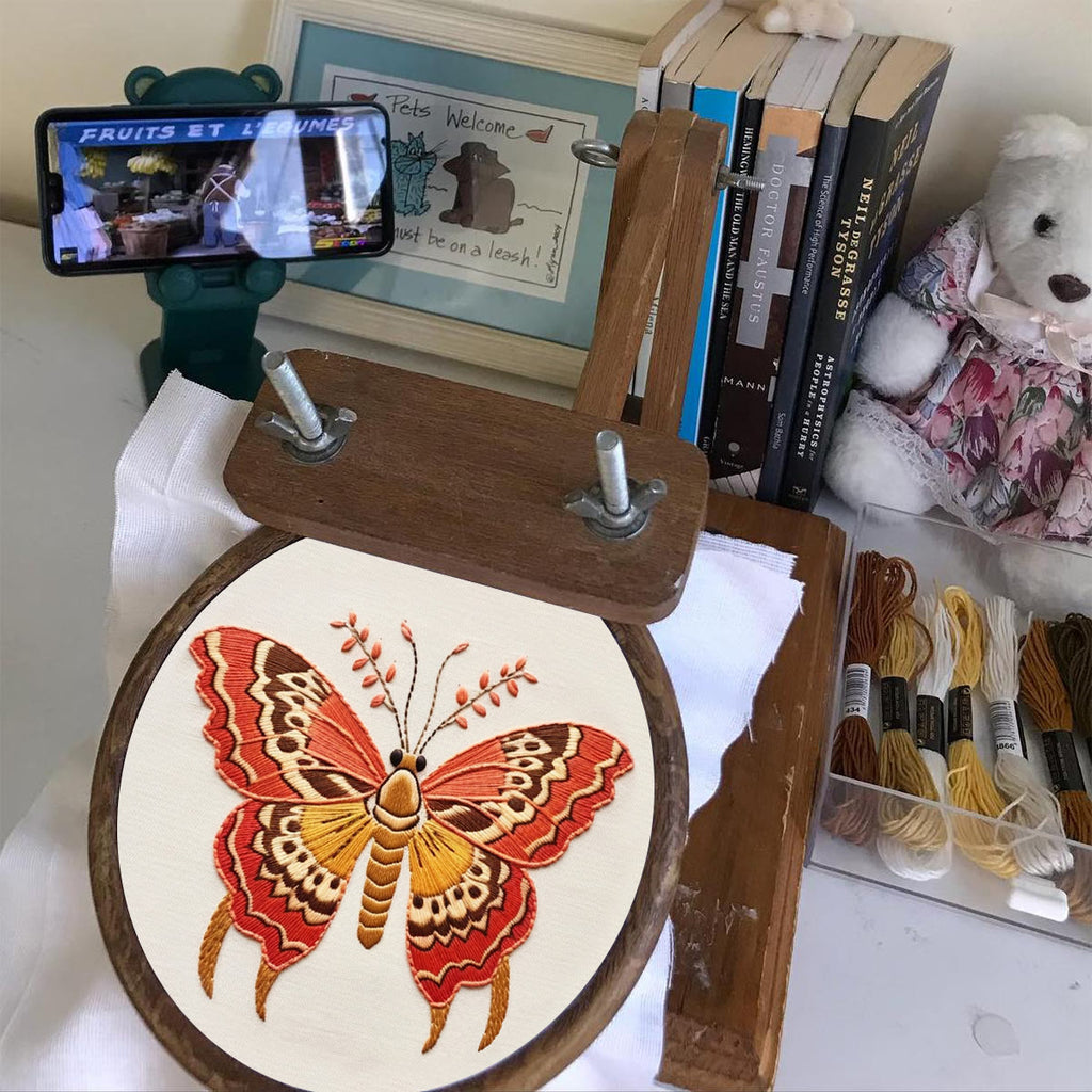 Rubbyoo Embroidery Kit - Attractive Butterfly | Insect Needle Craft Kits - image 6