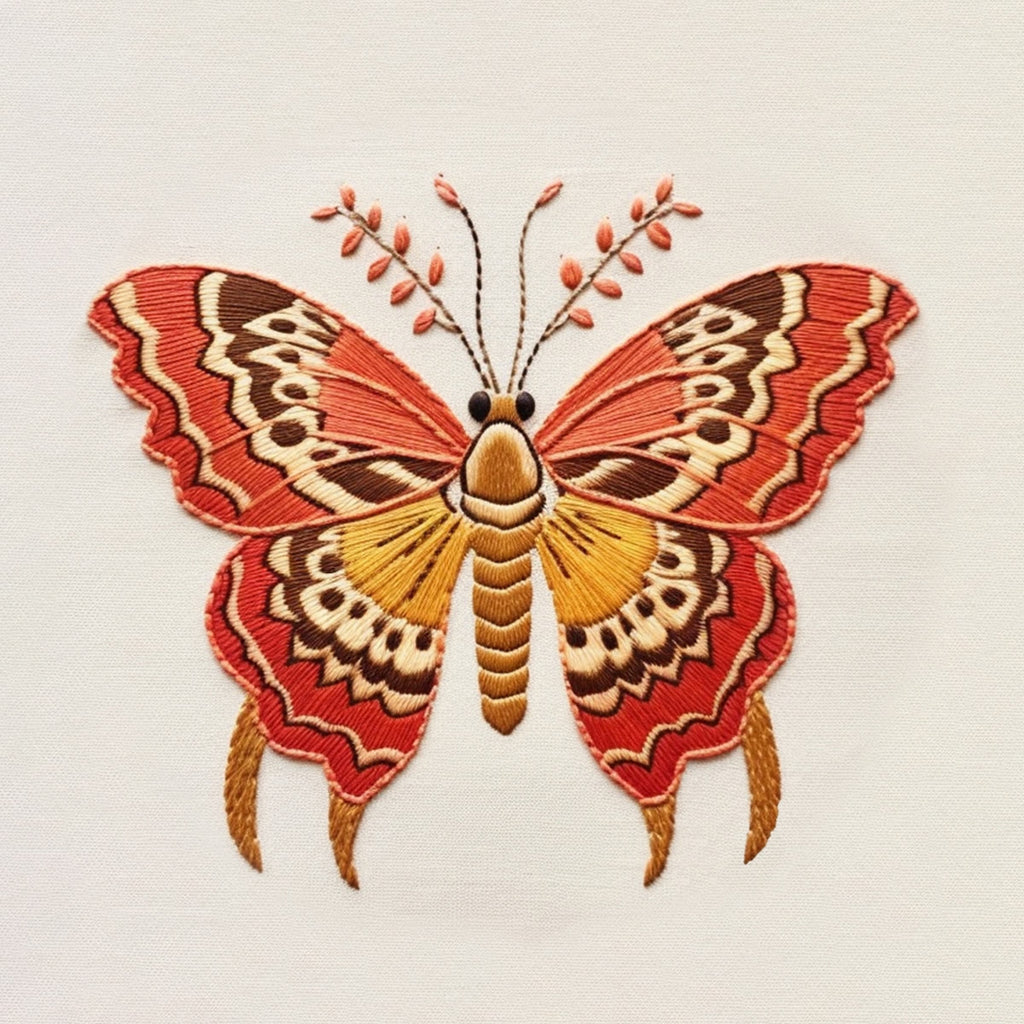 Rubbyoo Embroidery Kit - Attractive Butterfly | Insect Needle Craft Kits - image 9