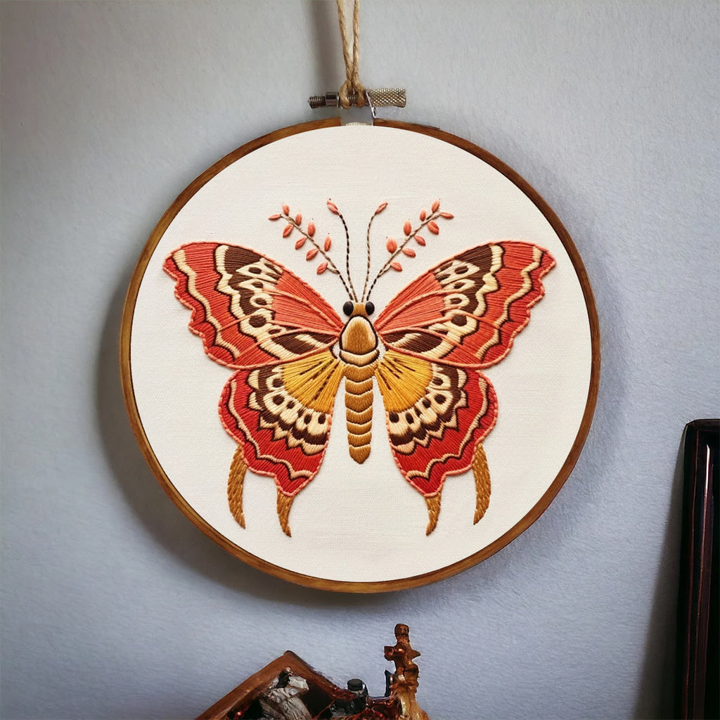Rubbyoo Embroidery Kit - Attractive Butterfly | Insect Needle Craft Kits - image 8