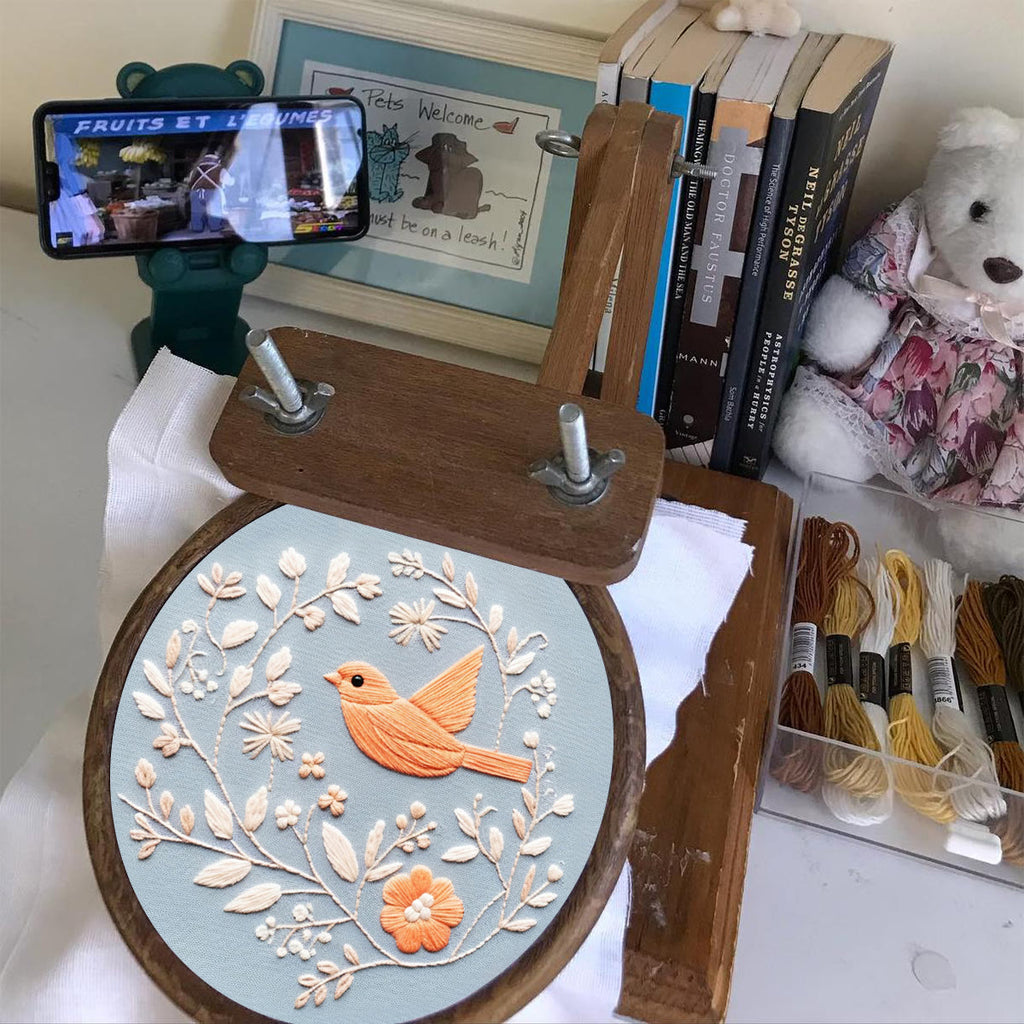 Rubbyoo Embroidery Kit - Little Floral Pigeon  | Diy Handmake Needle Craft  - image 6