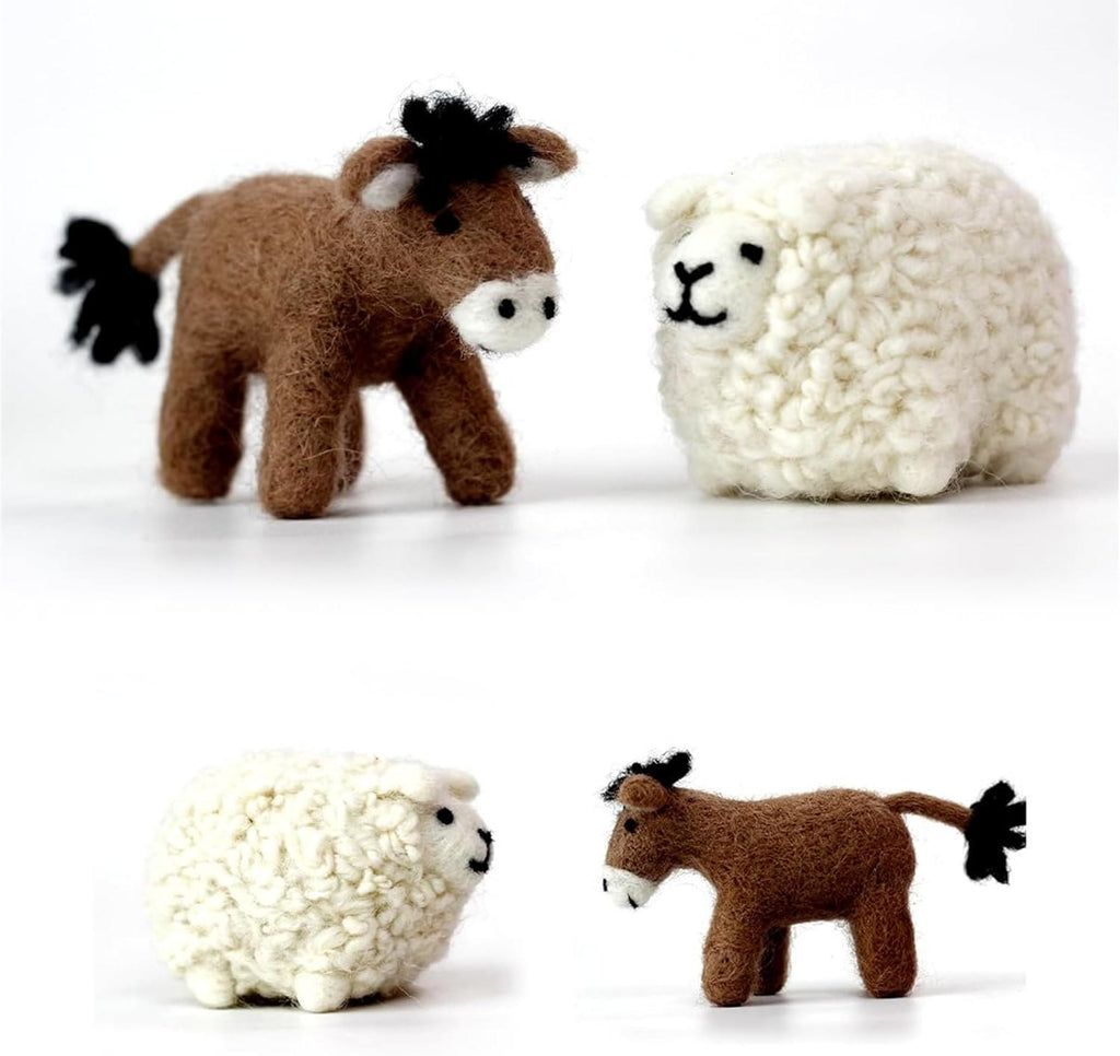 Nativity Needle Felt Kit - Wool Felted Dolls | DIY Handmake lovers | Nice Needle Collectible Gifts - image 4