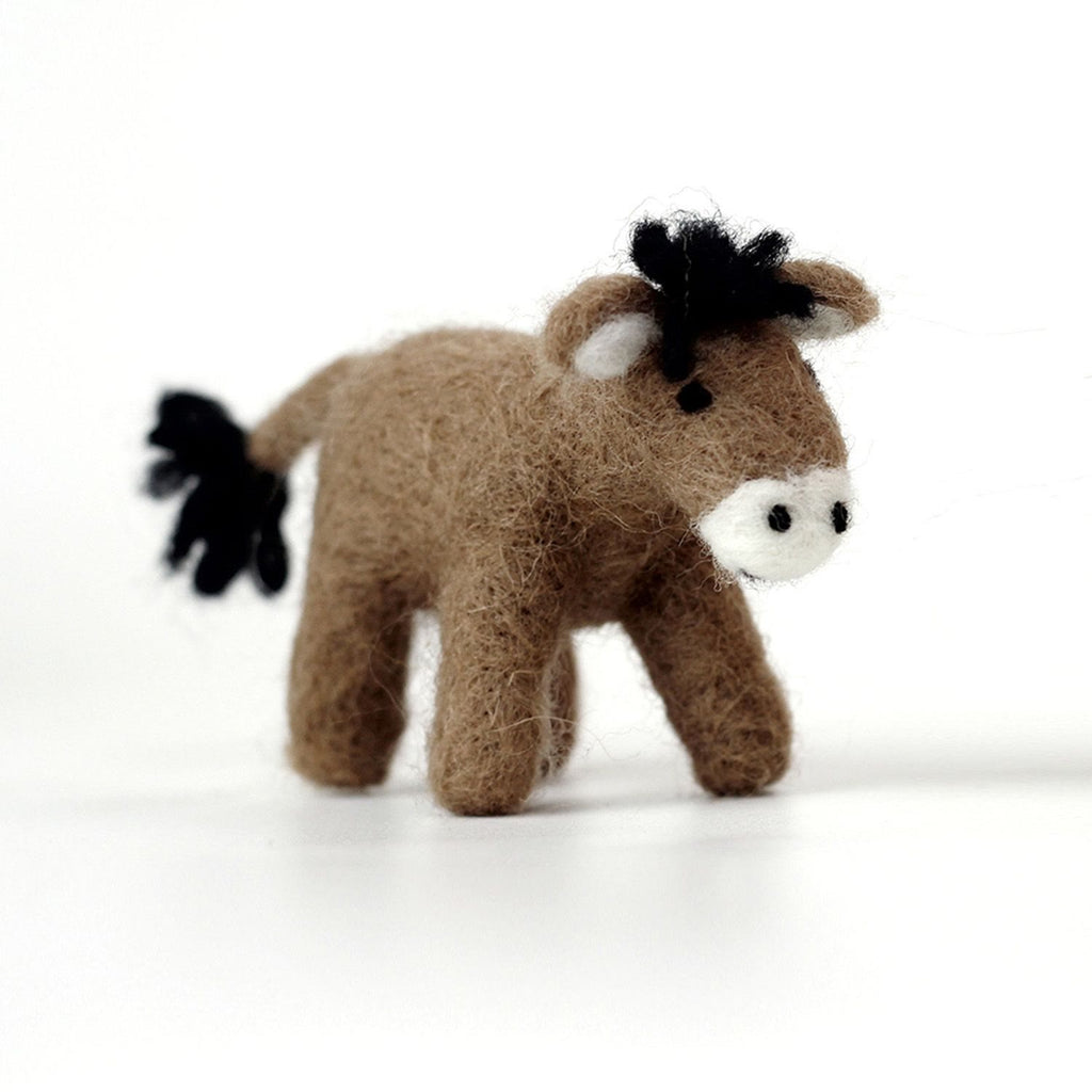 Nativity Needle Felt Kit - Wool Felted Dolls | DIY Handmake lovers | Nice Needle Collectible Gifts - Donkey kit - image 10