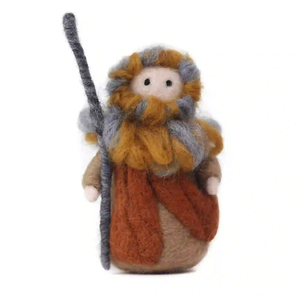 Nativity Needle Felt Kit - Wool Felted Dolls | DIY Handmake lovers | Nice Needle Collectible Gifts - Shepherd kit - image 5