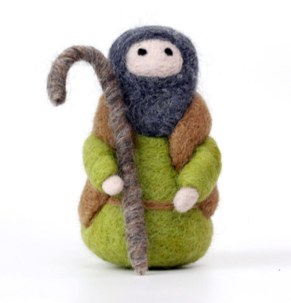 Nativity Needle Felt Kit - Wool Felted Dolls | DIY Handmake lovers | Nice Needle Collectible Gifts - Farmer kit - image 9