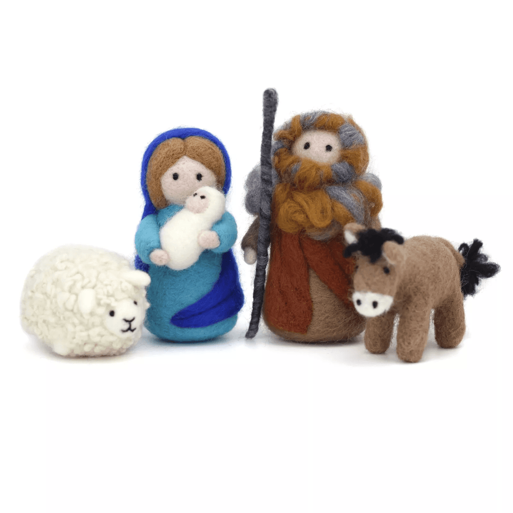 Nativity Needle Felt Kit - Wool Felted Dolls | DIY Handmake lovers | Nice Needle Collectible Gifts - image 2