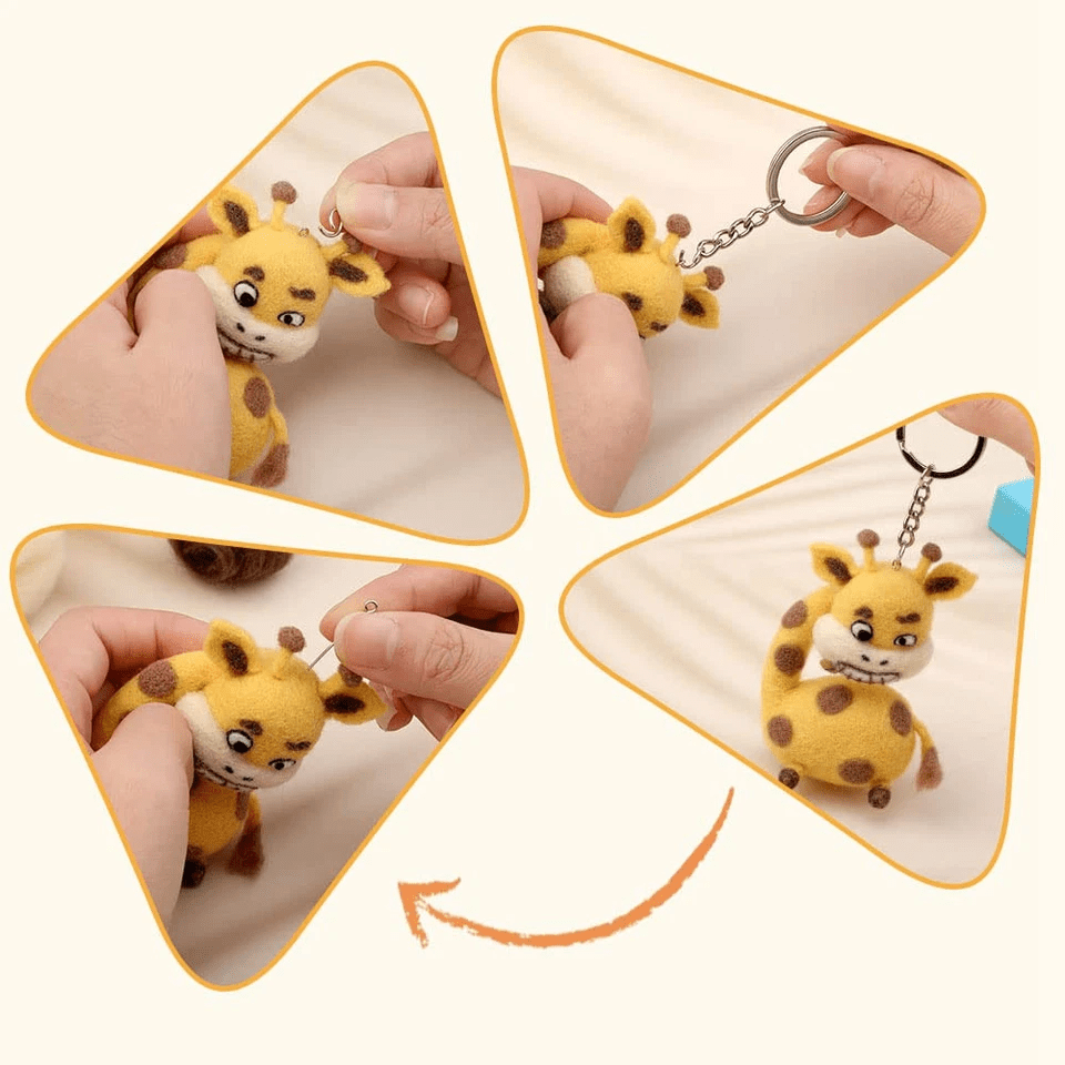  Needle Felt Kit - Handmake Felted Dolls | Lovely Ornaments  - image 4