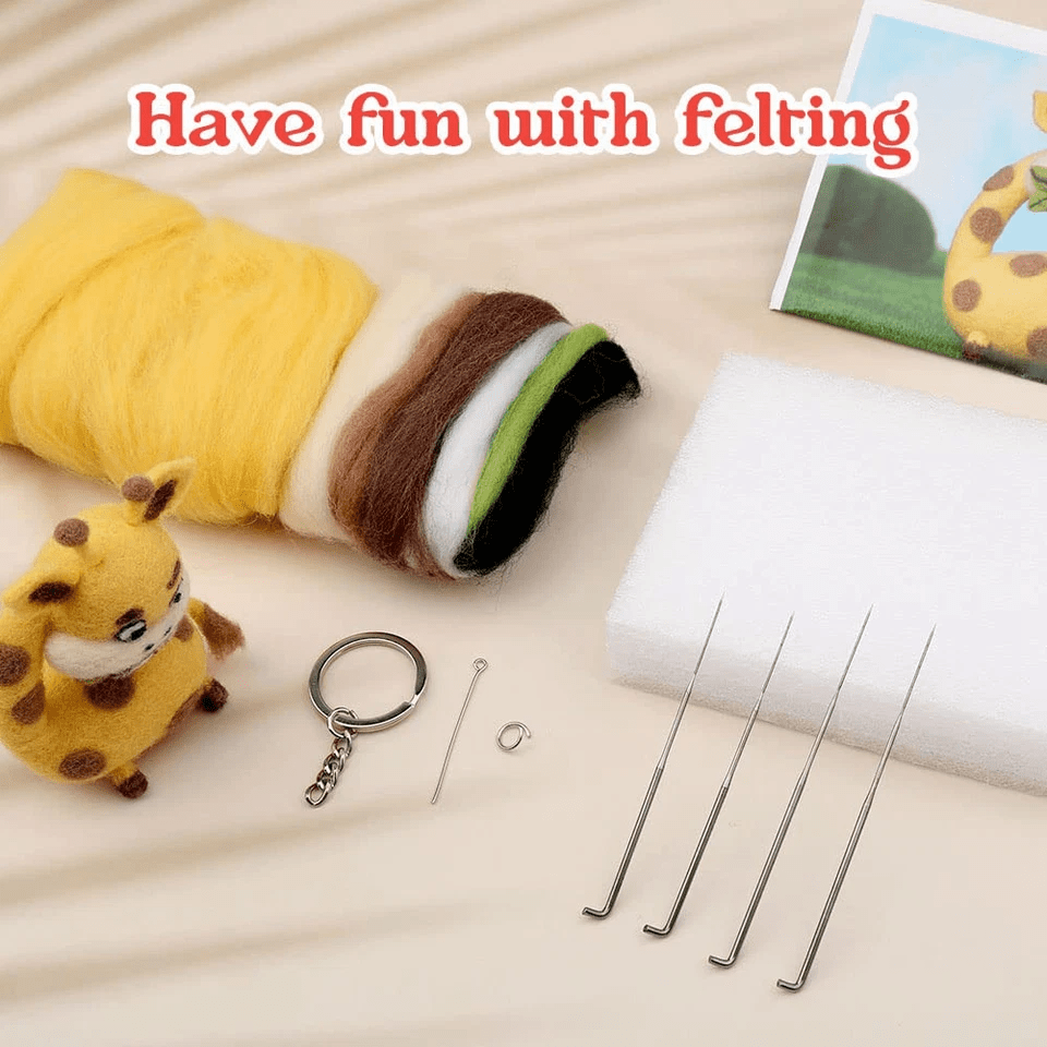 Needle Felt Kit - Handmake Felted Dolls | Lovely Ornaments  - image 2