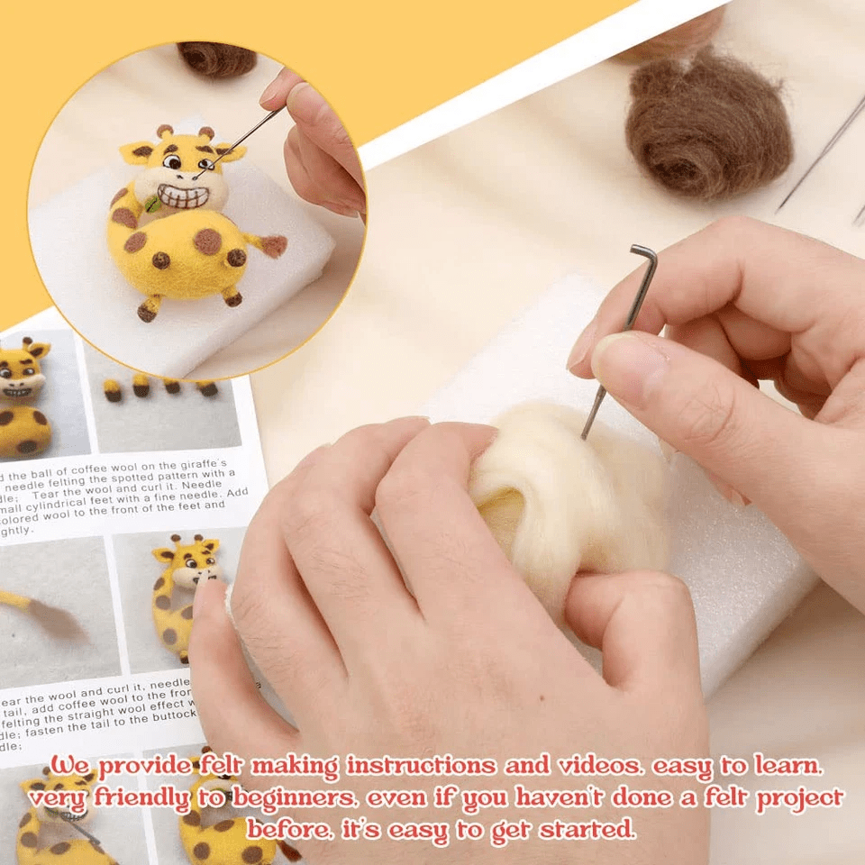  Needle Felt Kit - Handmake Felted Dolls | Lovely Ornaments  - image 3