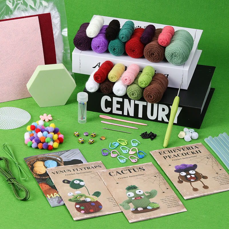 Handmade  Plant Monster Series Crochet kit -  Lovely Crochet Toys | Diy Home Decoration |  Personalized Gifts - image 4