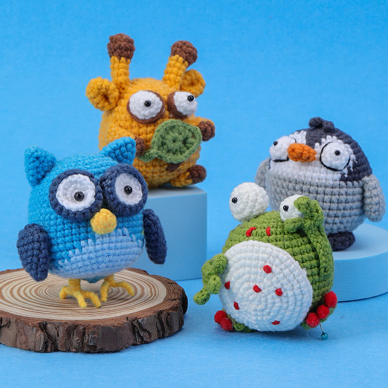  Handmade Wild Animal Series Crochet kit  - Unique Crochet Toys | Handmake Personalized Gifts - image 0