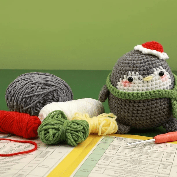  Handmade Fat Penguin Crochet Kit - Cutest Home Decoration | Diy  Crochet Handcrafting - image 0