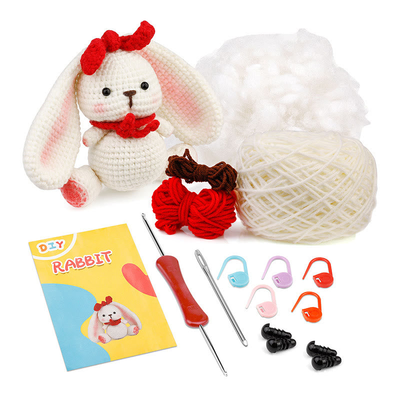  Handmade Sweetheart Rabbit Crochet Kit - Adorable Crochet Toys |  Suitable For Beginner | Nice Presents For Lovers  - Sweetheart Rabbit Crochet Kit - image 5
