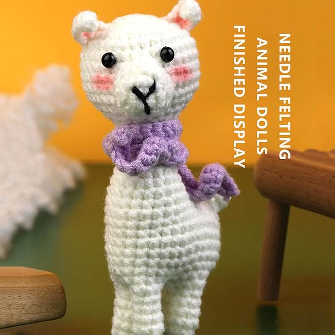  Handmade Sheep Lamb Crochet Kit - Handmake Crochet Dolls | Great Birthday Gifts - image 2