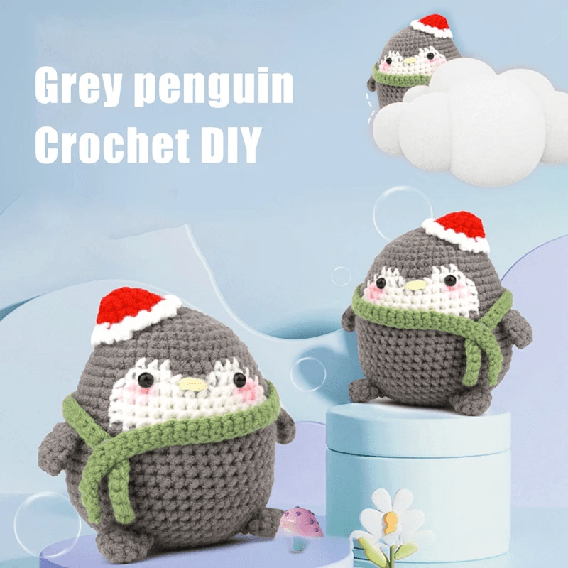  Handmade Fat Penguin Crochet Kit - Cutest Home Decoration | Diy  Crochet Handcrafting - image 1