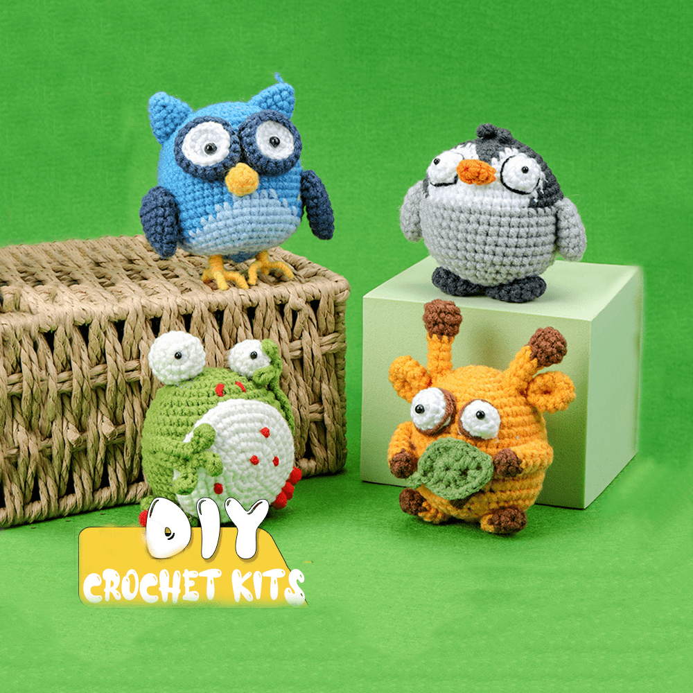  Handmade Wild Animal Series Crochet kit  - Unique Crochet Toys | Handmake Personalized Gifts - image 1