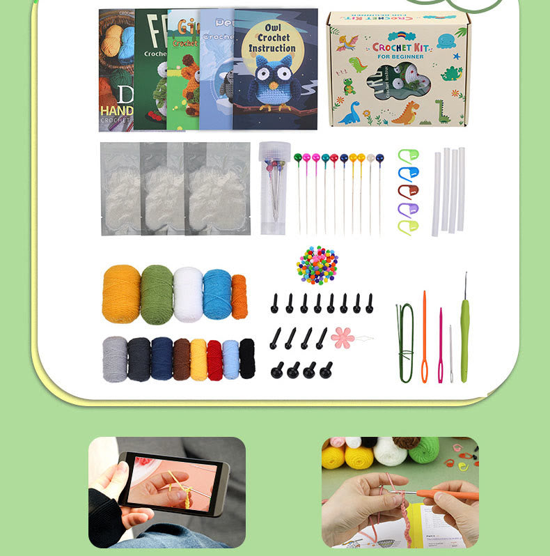  Handmade Wild Animal Series Crochet kit  - Unique Crochet Toys | Handmake Personalized Gifts - image 5