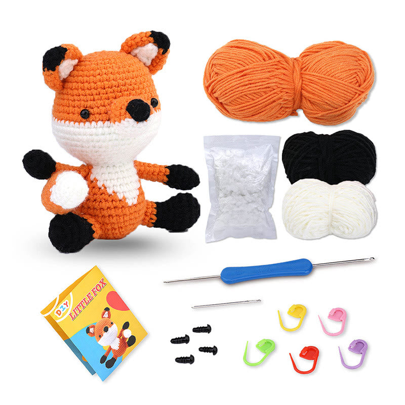  Handmade Little Fox Crochet Kit - Creative Crochet Toys | Handmake Christmas Gifts  - Little Fox Crochet Kit - image 5