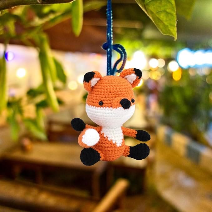  Handmade Little Fox Crochet Kit - Creative Crochet Toys | Handmake Christmas Gifts  - image 1