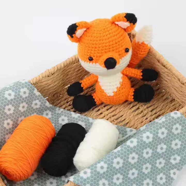  Handmade Little Fox Crochet Kit - Creative Crochet Toys | Handmake Christmas Gifts  - image 0