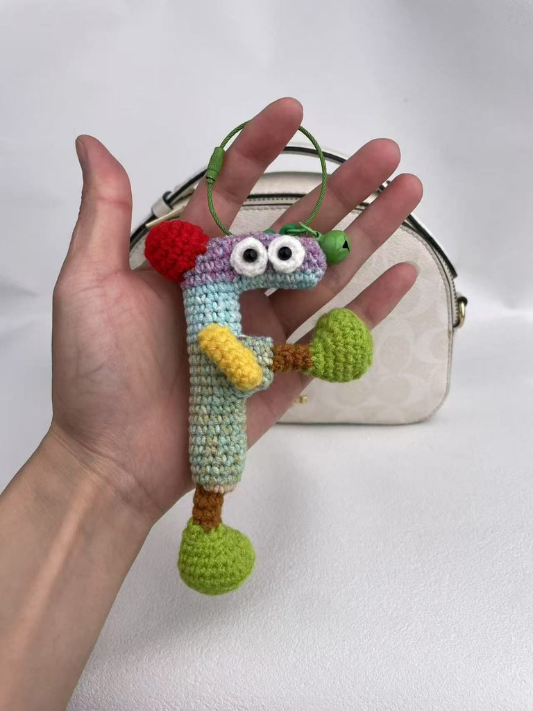 26 Alphabet Crochet Toy -  Diy Crochet Key Chain | Bag Fashion Accessories - F - image 12